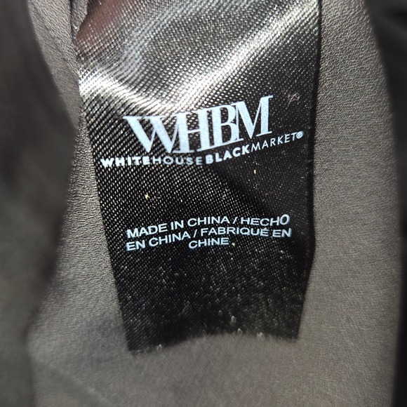 White House Black Market Dress Women Large Geometric Sleeveless L Classic Office - Picture 11 of 12